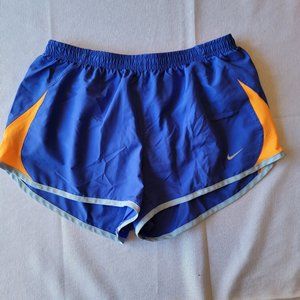 Nike, Orange and Blue Shorts, Size M